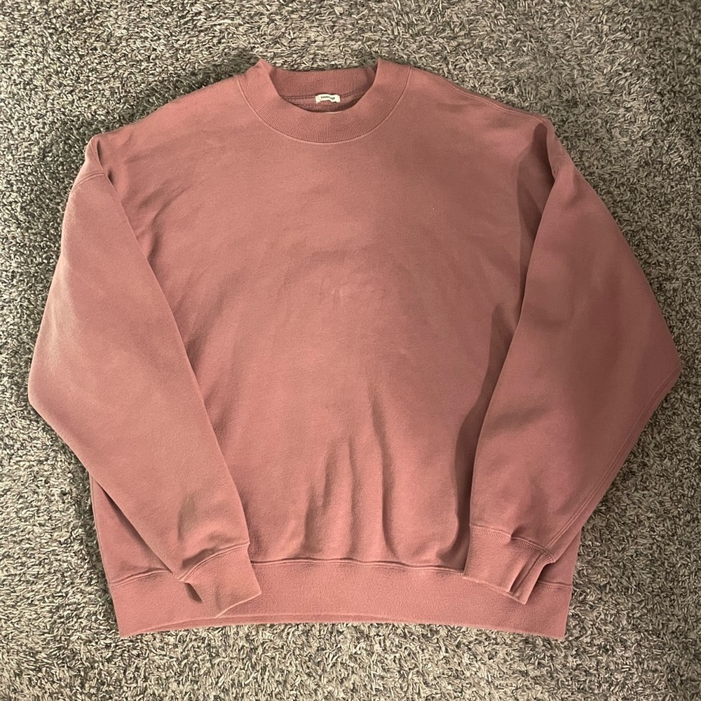 Abercrombie & Fitch Oversized Fleece Crewneck L